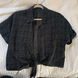 Urban outfitters front tie top